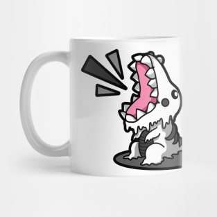 SM3GMASAURUS REX WHITE (BLACK) Mug